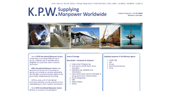 Desktop Screenshot of kpwmanpowerservices.com